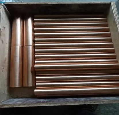 90/10 tube rond de bobine de nickel du tuyau C12200 2mm de longueur droite de cuivre de l'épaisseur 6m