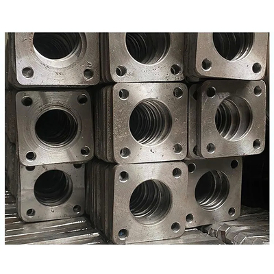 Bride carrée de résistance à la corrosion d'acier allié d'acier inoxydable d'acier au carbone de bride