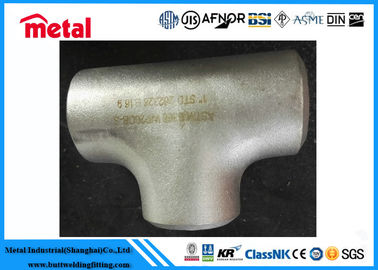 Norme ANSI argentée B16.9 de pièce en t des garnitures AL-6XN UNS N08367 d'acier inoxydable de duplex superbe