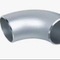 Pipe en alliage de titane métallique Gr9 10 pouces 20 mm Coude d'acier ASTM B338 Polie à vendre à chaud BW Coude
