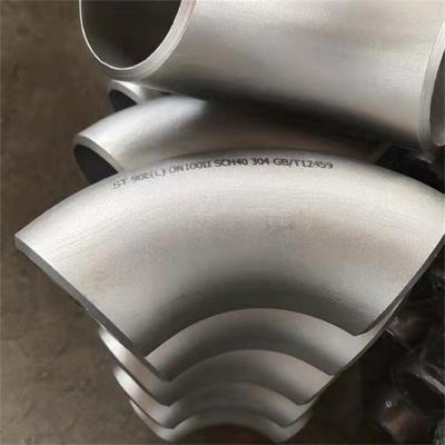 Norme ANSI B16.9 de courbure de rayon de coude du degré Incoloy800 du montage de tuyau d'acier d'alliage de nickel 90 longue