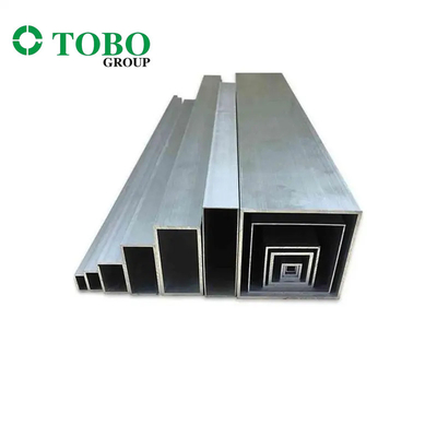 Tuyau rectangulaire en aluminium de tube carré d'alliage d'aluminium d'approvisionnement d'usine