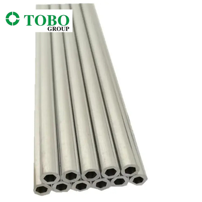 Les tubes d'alliage d'aluminium sifflent les tubes en aluminium de tuyau d'irrigation de garde autour du tesla carré y de tuyau