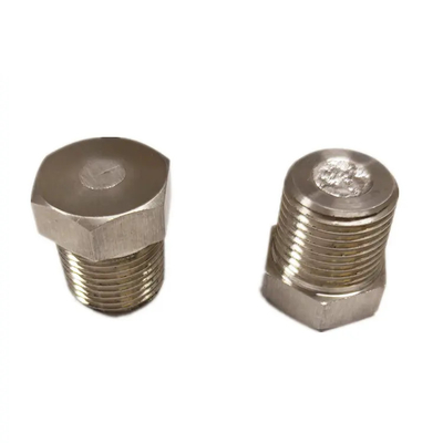 Bouchon de tuyau à tête hexagonale en acier allié forgé B366 1/4 3/8 1/2 1 pouce bouchon fileté mâle