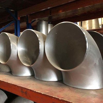 Pipe en acier au carbone et alliage personnalisé en acier galvanisé 45 / 90 degrés