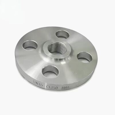 DN15 1/2" Bride de tuyau filetée en acier inoxydable 316L Classe 150 ASME B16.5