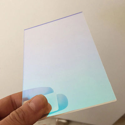 Feuille ronde en plastique de feuilles de feuilles de coupe transparente en plastique claire flexible de laser autour de feuille clairement  