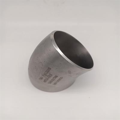 45 degrés LR 8" garnitures de tuyau femelles du coude Wphy56 Wphy60 Sch40 de ruban