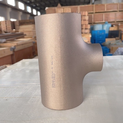 ASME B16.9 Soudage des fesses égal/réducteur Tee Tailles variables allant de NPS1/2 à 60" Livraison rapide Moyenne de commande réduite Matériau personnalisable, par exemple acier au carbone acier inoxydable