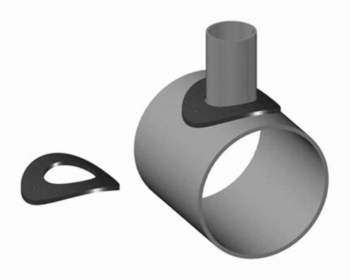 Branche de tuyau d'acier au carbone d'ASTM renforçant la protection A516 gr. 70 pour la connexion