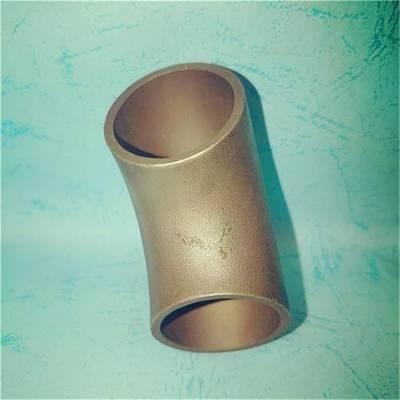 Coude adapté aux besoins du client de cuivre LR 90D SCH40 ASME B16.9 de la taille C70600 BW de montage de tuyau d'acier de nickel