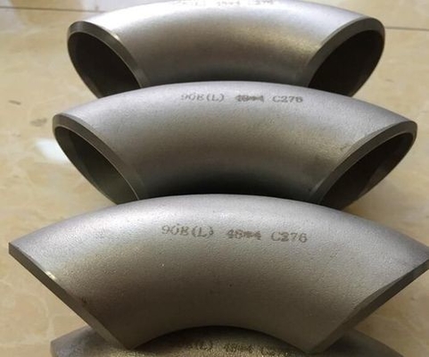 Les garnitures de tuyau de soudage bout à bout nickellent courbure 180D ASME B16.9 de rayon du coude B366 WPNIC11 d'acier allié la longue