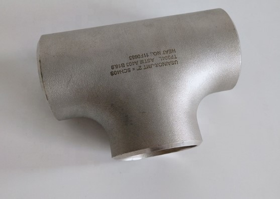 Pièce en t égale inoxydable duplex UNS S31803 ASME B16.9 SCH10S de BW de garnitures de tuyau d'acier