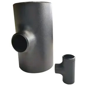 Pièce en t égale de tuyau sans couture d'acier au carbone d'API5l de CS noir de montage