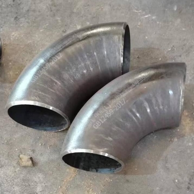 Montage de tuyau d'acier d'alliage de nickel Inconel600 90 norme ANSI B16.9 de la courbure B564 N06600 de rayon de coude de degré longue