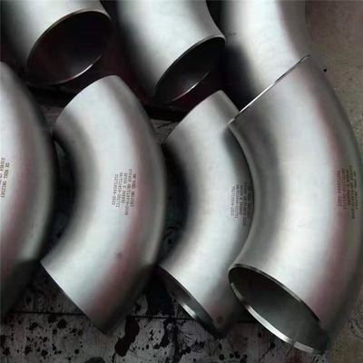 Norme ANSI courte B16.9 de courbure de rayon de coude du montage de tuyau d'acier d'alliage de nickel Monel400 90D