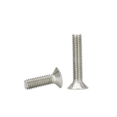 Fabricants d'attache 304 vis hexagonales de boulon de prise de vis de tête plate d'acier inoxydable