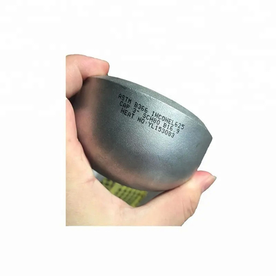 Capuchon de tuyau en alliage de nickel Inconel 625 Cap 3" 88,9 mm Xs épaisseur de paroi sans soudure SCH80 embout de tuyau