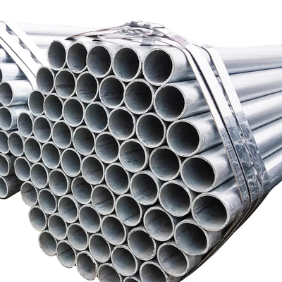 Tubes galvanisées non alliées à extrémités plates/biffées/filées SCH80 Tailles différentes de 1/2 à 8