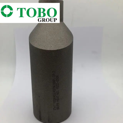 Acier allié titanique forgé ASTM B861 GR2 2" de garnitures de tuyau x 1" mamelon titanique de boutissoir d'alliage de SCH10S X SCH40S