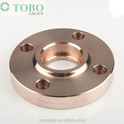 Les brides de cuivre C71500 (70/30) A105 de Cuni de nickel ont soulevé la bride de cou de soudure de visage