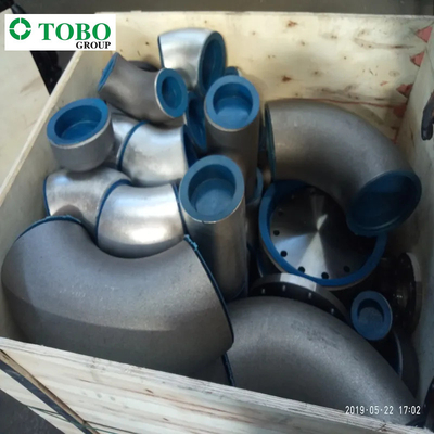 Les garnitures de tuyau d'acier d'alliage écartent 90 le tuyau d'un coup de coude de DN250 A335 P11 P22 WB36 P91 P92 Schedule40