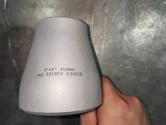 Réducteur excentrique en acier inoxydable forgé ASME B16.9 pour raccords de tuyauterie industriels