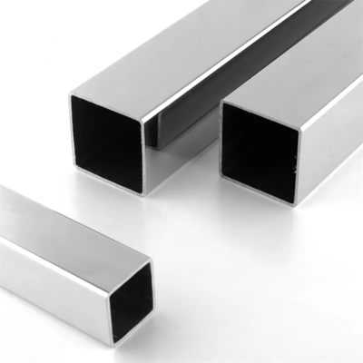 Fabrique de haute qualité Prix 3*3 Tailles Pipe d'aluminium rectangulaire creuse alliage 3003 3004 3005 Tube carré d'aluminium