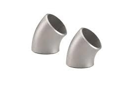 Métal alliage de nickel Inconel 600 45 degrés bout soudage coude ASME B16.9 1 à 24 pouces argent