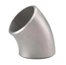 Métal alliage de nickel Inconel 600 45 degrés bout soudage coude ASME B16.9 1 à 24 pouces argent