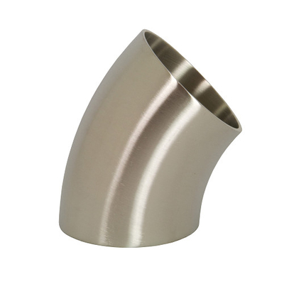 Métal alliage de nickel Inconel 600 45 degrés bout soudage coude ASME B16.9 1 à 24 pouces argent