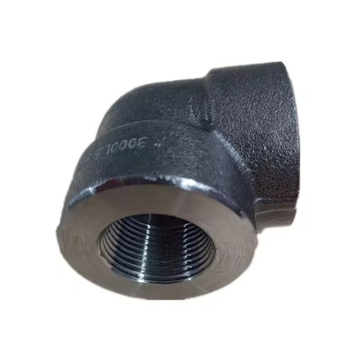ANSI/ASME acier inoxydable acier au carbone coude fileté Tailles et matériaux personnalisables Grade industriel