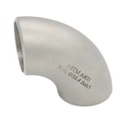 METAL Alliage de nickel de haute qualité Inconel 600 45 degrés Armatures de soudage à bout de coude ASME B16.9 Taille personnalisée