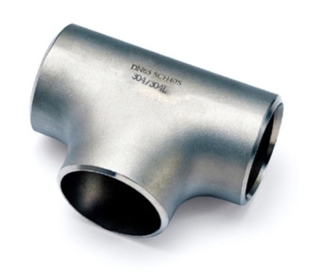 ASME B16.9 soudage des fesses égale Tee matériau personnalisable, par exemple acier au carbone acier inoxydable NPS1/2 "-60" livraison rapide MOQ faible