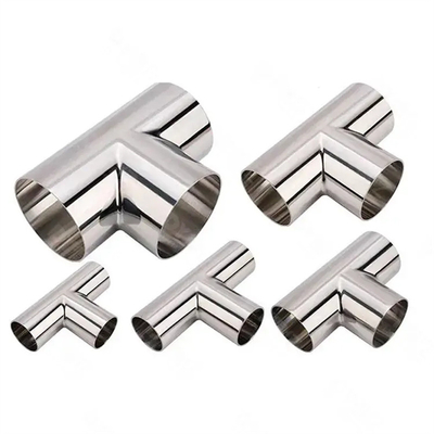 ANSI/ASME acier inoxydable acier au carbone mais soudage Tee Tailles et matériaux personnalisables Grade industriel