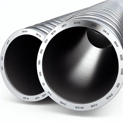 Pipe en acier inoxydable super duplex de longueur personnalisée pour les exigences en matière d'épaisseur et de grand diamètre