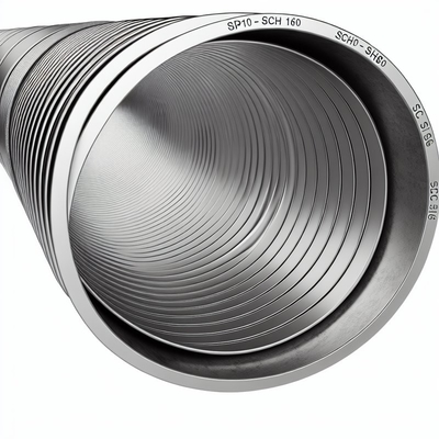 Pipe en acier inoxydable super duplex de grand diamètre sch10-sch160 pour une résistance élevée à la corrosion dans des environnements agressifs