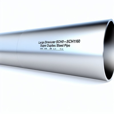 Pipe en acier inoxydable super duplex de grand diamètre sch10-sch160 pour une résistance élevée à la corrosion dans des environnements agressifs