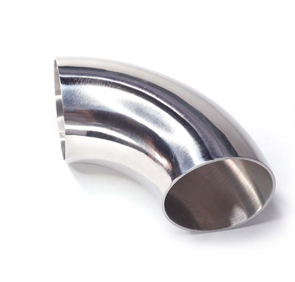 Polished 304 Stainless Steel Elbow, 90 Degree Butt Weld Fitting for Plumbing