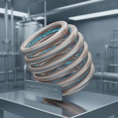 Tuyau en cuivre-nickel personnalisé avec surface polie et excellente résistance à la corrosion pour l'industrie chimique