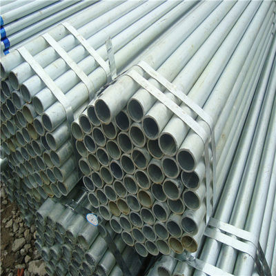 Tubes galvanisées à chaud 10,97 mm d'épaisseur Tubes d'acier galvanisées adaptées à la construction et aux projets industriels