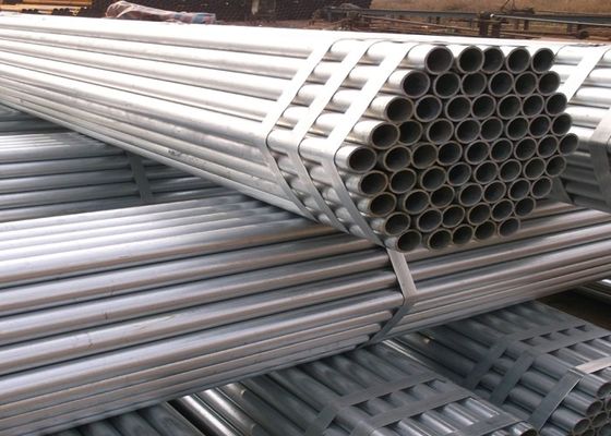 Tubes galvanisées à chaud 10,97 mm d'épaisseur Tubes d'acier galvanisées adaptées à la construction et aux projets industriels