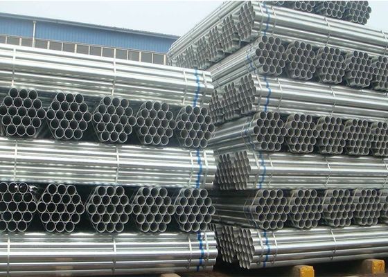 Tubes galvanisées à chaud 10,97 mm d'épaisseur Tubes d'acier galvanisées adaptées à la construction et aux projets industriels