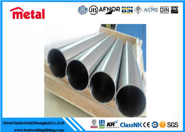 Pipe en alliage de titane Gr7 lisse ASTM B338 soudure sans soudure longueur personnalisée avec surface anodisée