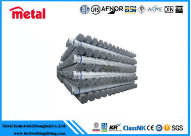 tubes galvanisés en zinc à chaud ASTM A53 EN10219 EN10240 BS1139 JIS G3444 Norme pour les structures
