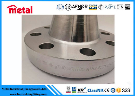 ASTM A182 N06600 Bride à collet soudé haute résistance CL300 RF ASME B16.5
