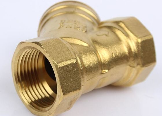 Le type pièce en t du tube Y de pièce en t de partie latérale de montage de tuyau de branche du degré Y du nickel 45 d'en cuivre de DN25 a fileté la norme ANSI ASME de garnitures