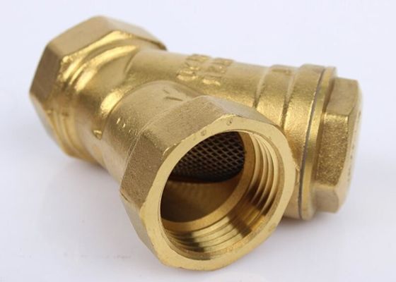 Le type pièce en t du tube Y de pièce en t de partie latérale de montage de tuyau de branche du degré Y du nickel 45 d'en cuivre de DN25 a fileté la norme ANSI ASME de garnitures