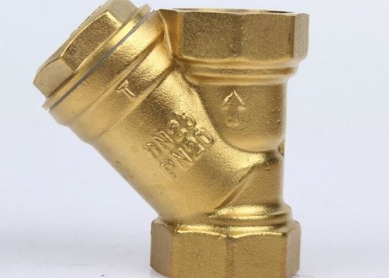 Le type pièce en t du tube Y de pièce en t de partie latérale de montage de tuyau de branche du degré Y du nickel 45 d'en cuivre de DN25 a fileté la norme ANSI ASME de garnitures