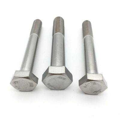 De prix usine 304 316 316L DIN 931 DIN 933 boulons et écrous de sortilège de l'acier inoxydable ensorcellent le boulon